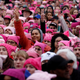 A sea of pink during the Women’s March in Washington, DC.